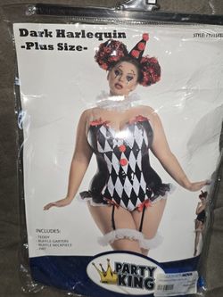 New Sexy Clown Halloween Costume