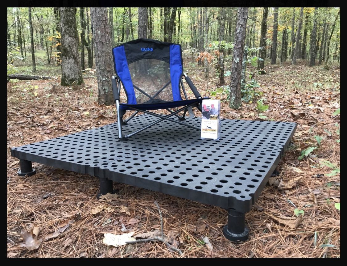 Portable RV Decking 24”x24” With Adjustable Legs