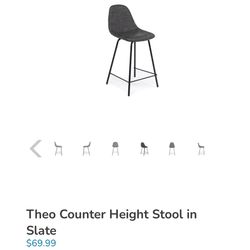 (2) Counter Height Chairs 