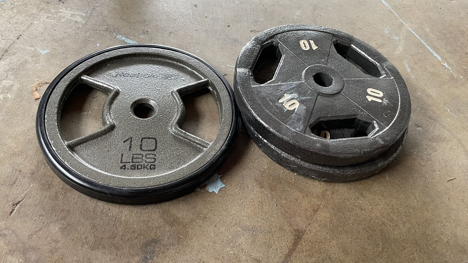 Barbell Weights 10lb set of three