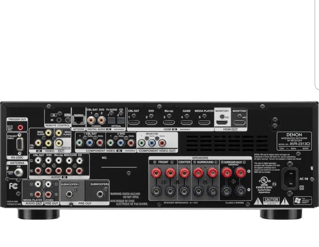 Denon AVR2313ci 7.2 Channels Working Conditions