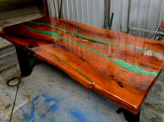 Custom epoxy furniture