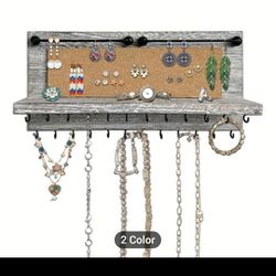 Jewelry And Notes Wall Organizer 