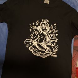 black angel shirt / stars shirt
