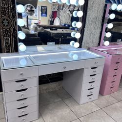 White Makeup Vanity In Payments 