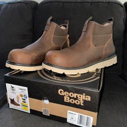 Georgia Boot Carbon  Flex Wedge Chelsea Carbon Toe Work Boot