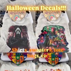 Custom Shirts, Sweaters, Tote Bags, Etc.