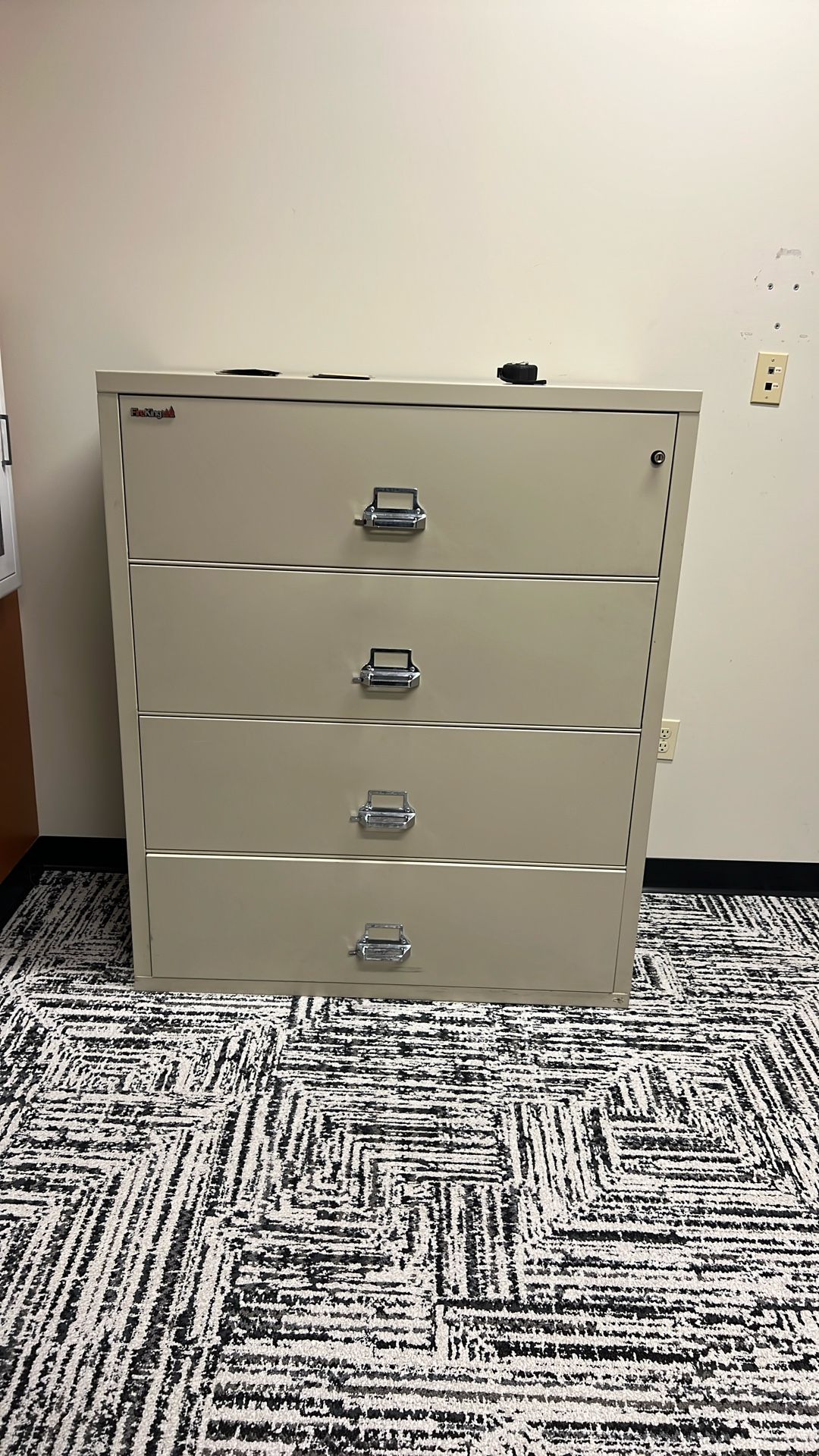 Fire King Filing Cabinet