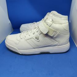 New Retro Reebok RBK High Tops Women's Size 10 Adjustable Ankle Strap White on white