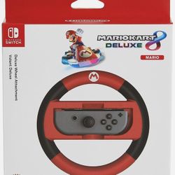 HORI Official Nintendo Switch Mario Kart 8 Deluxe Wheel Mario Version