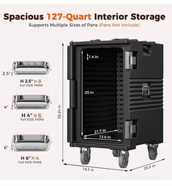 127QT Non-Electrical Catering Food Warmers