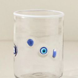 2 Anthropologie Juice Glasses