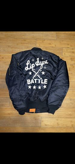 Lip Sync Battle Crew Member Reversible Black Bomber Jacket RARE
