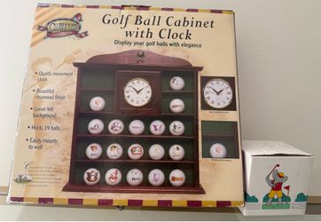 Golf Ball display and Coffee Mug
