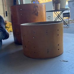 Vintage Gretsch Drum Shells 16x16 13x9 Cir1964