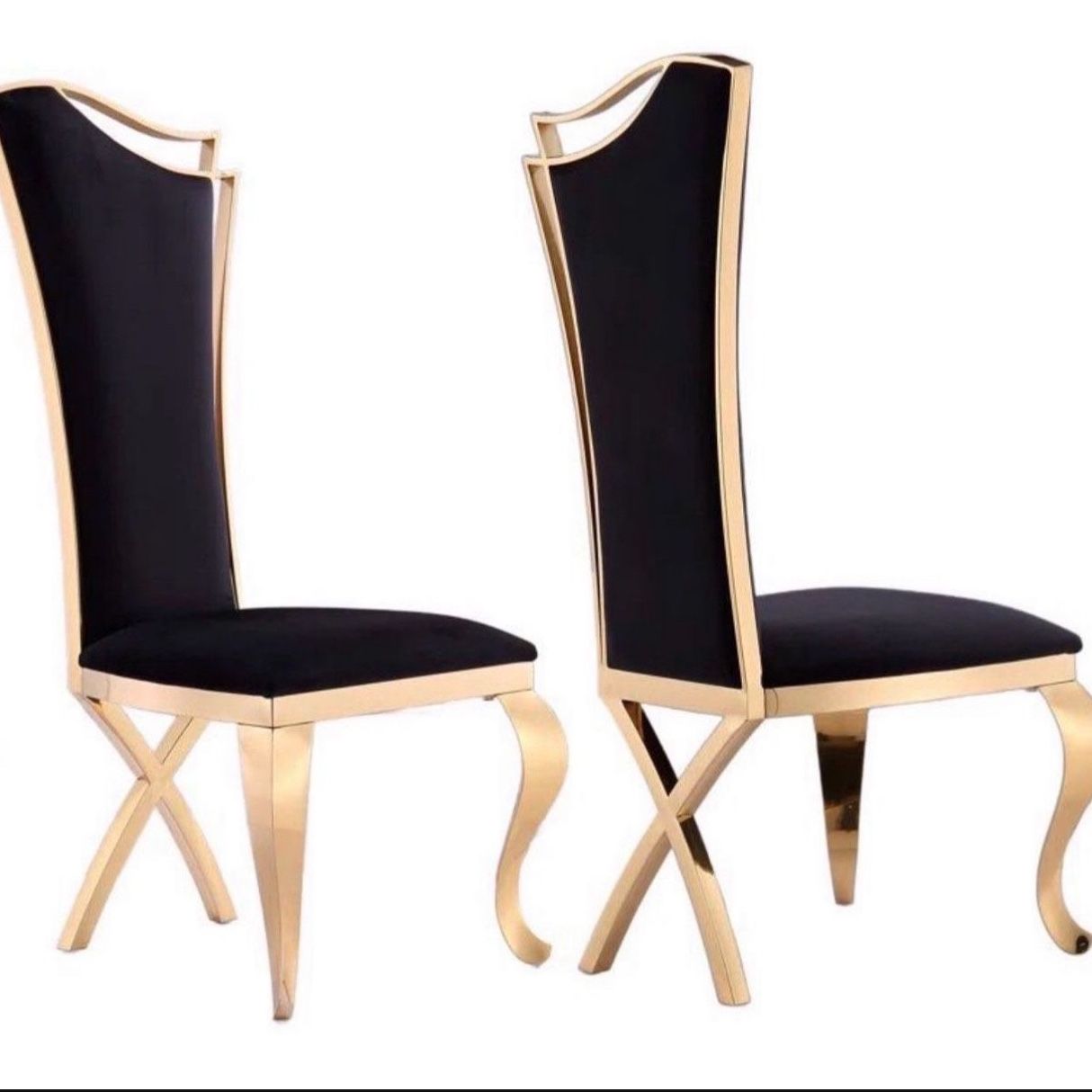 Black And Gold Dining Chair 