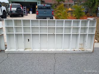Big Wood Garage Storage Shelves Cubbies Package Deal