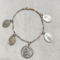 5 Charm Saints Bracelet 
