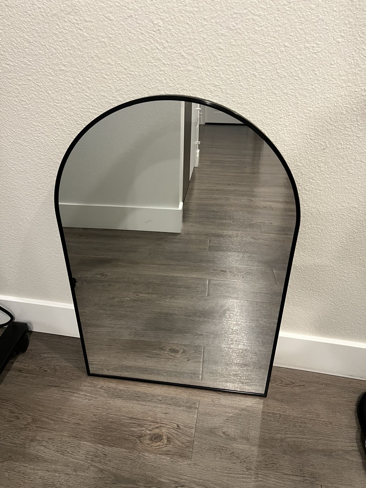Black Frame Wall Mirror  20x30