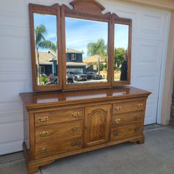 Dresser And Mirror