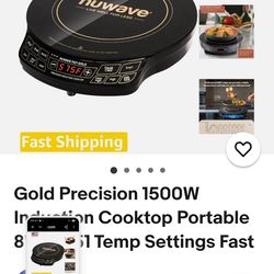 Unwavering precision cooktop gold