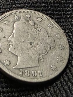 1891 LIBERTY HEAD NICKLE