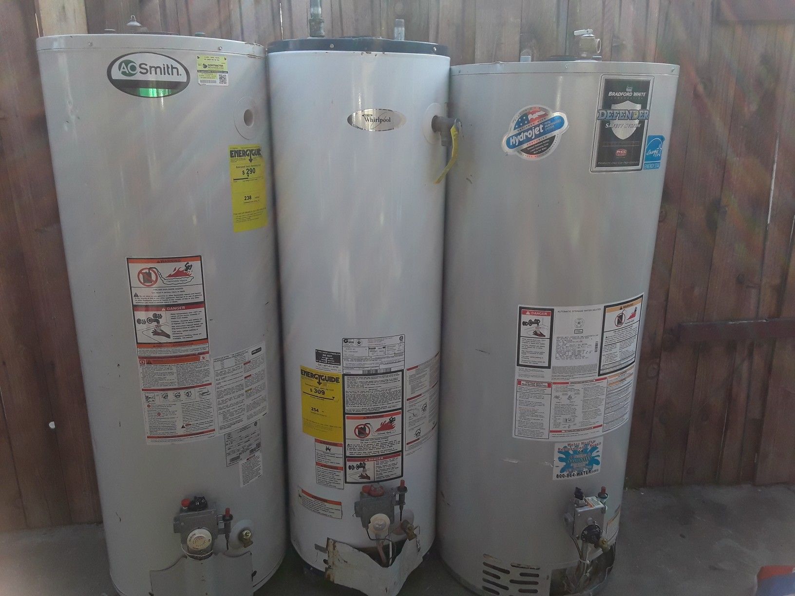 Water heater de 30,40 ,50 galones