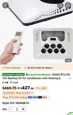 Rv roof AC. Brand new