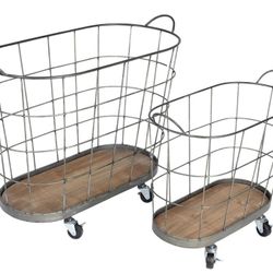 Creative Co-op Laundry Basket