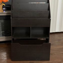 Kids Bookshelf with Storage