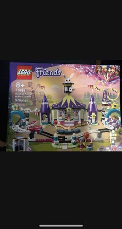 LEGO Friends Magical Funfair Roller Coaster 41685 Building Kit; Pretend Playset for Kids Who Love Theme Park Toys; New 2021 (974 Pieces)