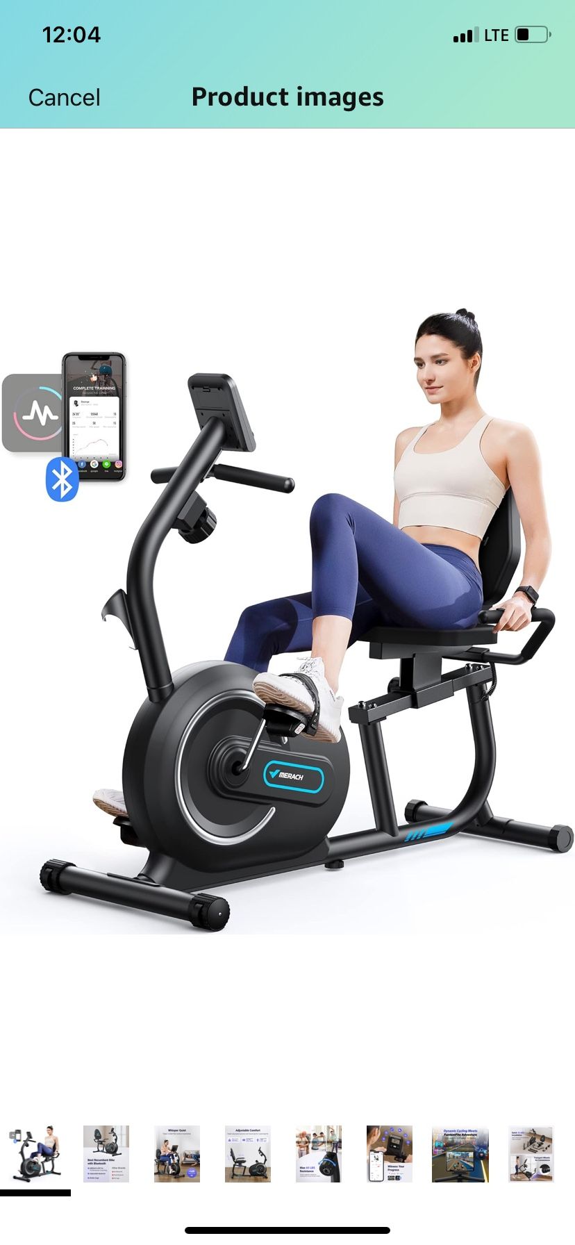 Merach Recumbent Exercise Bike