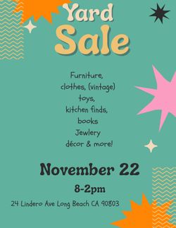 Neighborhood Yard sale