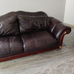 Used Leather Sofa