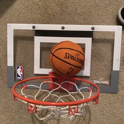 Door Basketball Hoop W\ball