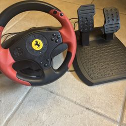 Thrustmaster Ferrari Racing Wheel And Pedals Red Legend Edition For PS3/PC