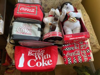 COCA COLA JAZZ POLAR BEARS AND COCA COLA  DRINK COOLER BAGS