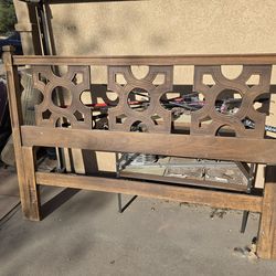 Full size headboard, rails included