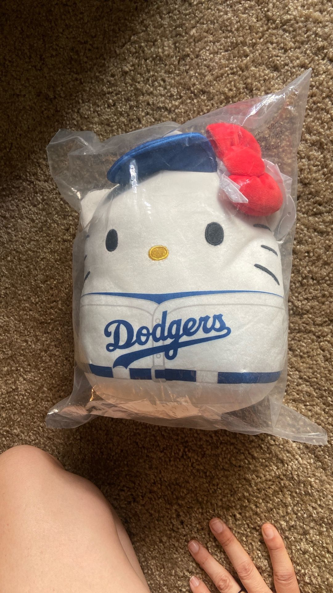 Hello Kitty Los Angeles Dodger Plushy
