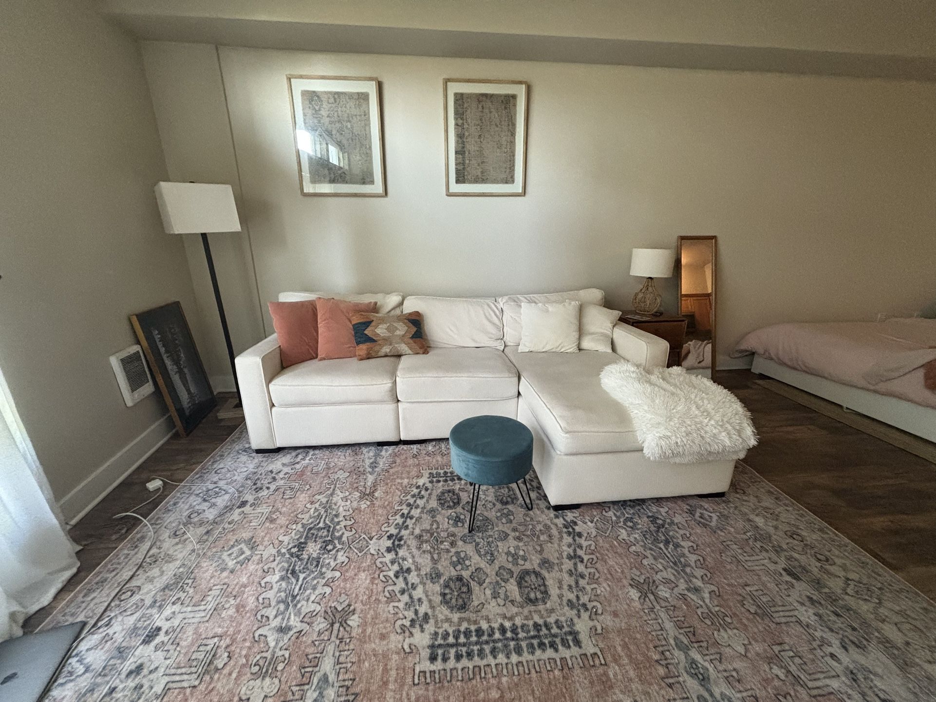 White Sectional Couch
