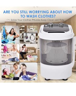 Semi-automatic Household Dormitory Portable Washing Machine