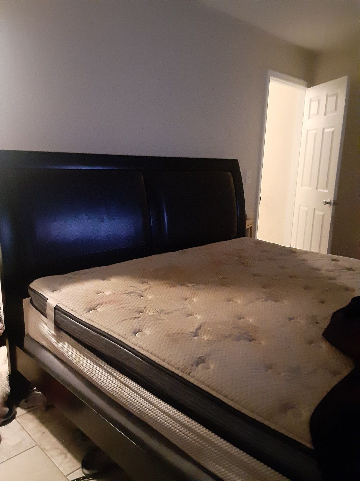 Used cali king bed moving and need gone by Friday