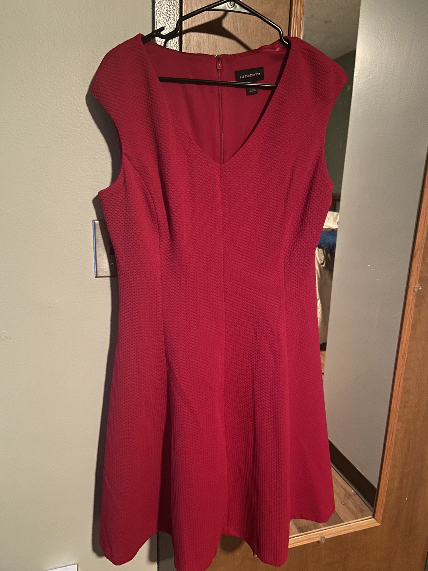Red Dress, Size 12, Liz Claiborne 