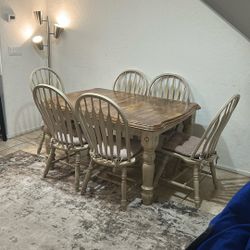 Dining Room Table and Chairs/L-Shape Couch