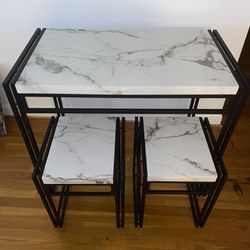 White Marble Table 