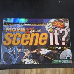 Mattel Scene It? Movie 2nd Edition DVD game.