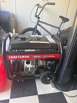 Craftsman 3500W / 4375W Portable Gas Generator