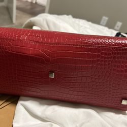 Red YSL BAG WITH CLUTCH