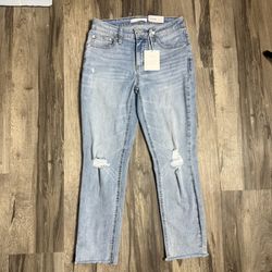 lauren conrad skinny crop mid rise jeans Sz 6
