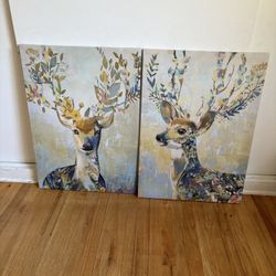 Deer Painting Canvas 